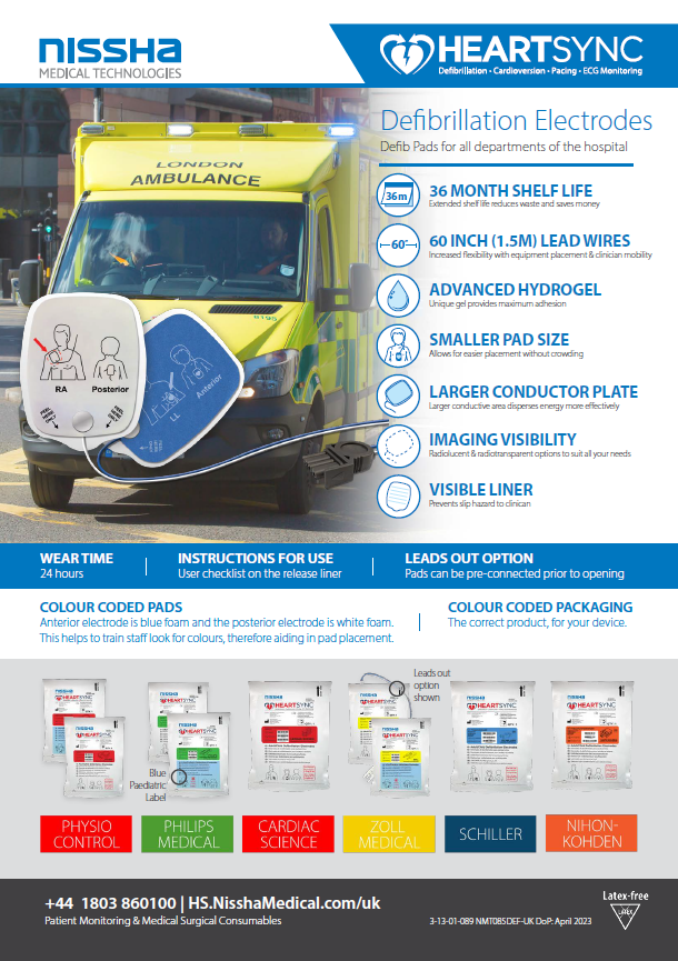 <p>Defibrillation Electrodes - EN</p>