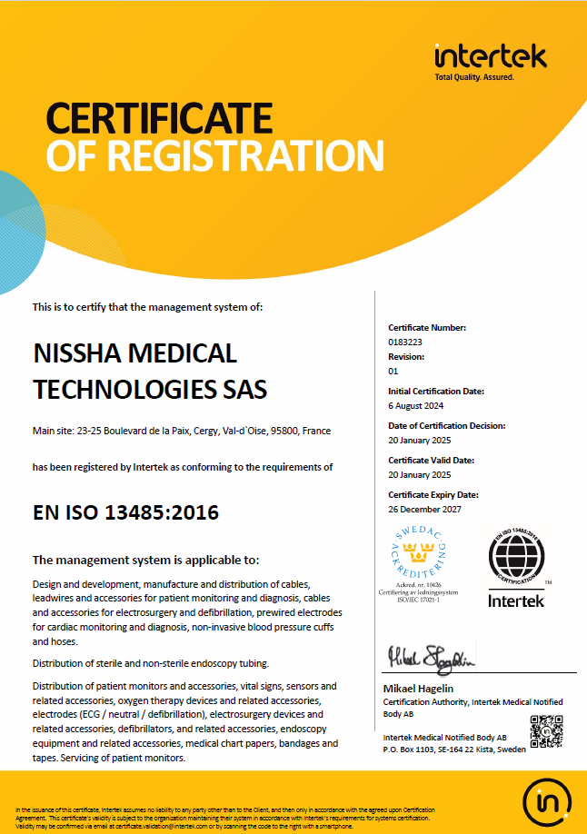 <p>EN ISO 13485:2016</p>